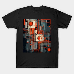 Streatwear cyber pattern T-Shirt